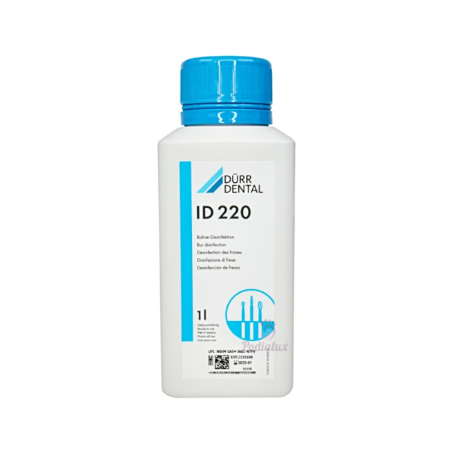 Desinfectie voor aardbeien. Dürr Dental ID220. 1L of 2,5L