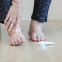 What are the necessary products for taking care of diabetic feet?