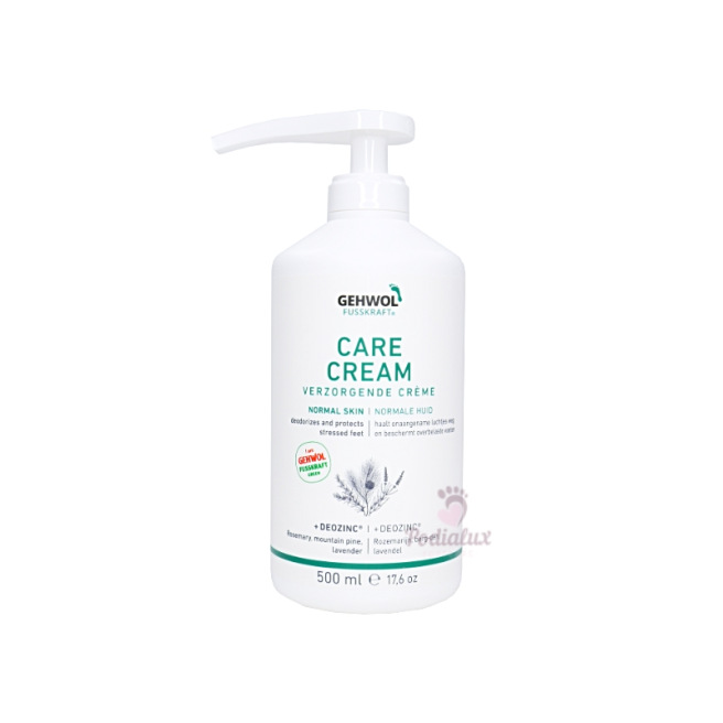 Crème désodorisante et anti-transpirante Fusskraft vert Gehwol 500 ml