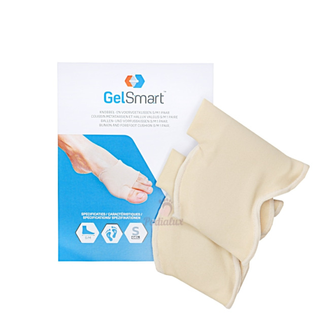 GelSmart coussin métatarsien et hallux Valgus. Une paire